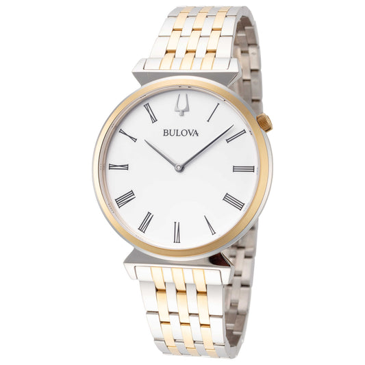 Front view of Bulova Regatta Men's Quartz Watch 98A233