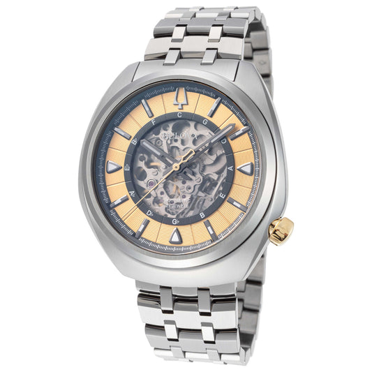Front view of Bulova Grammy Men's Automatic Watch 98A294