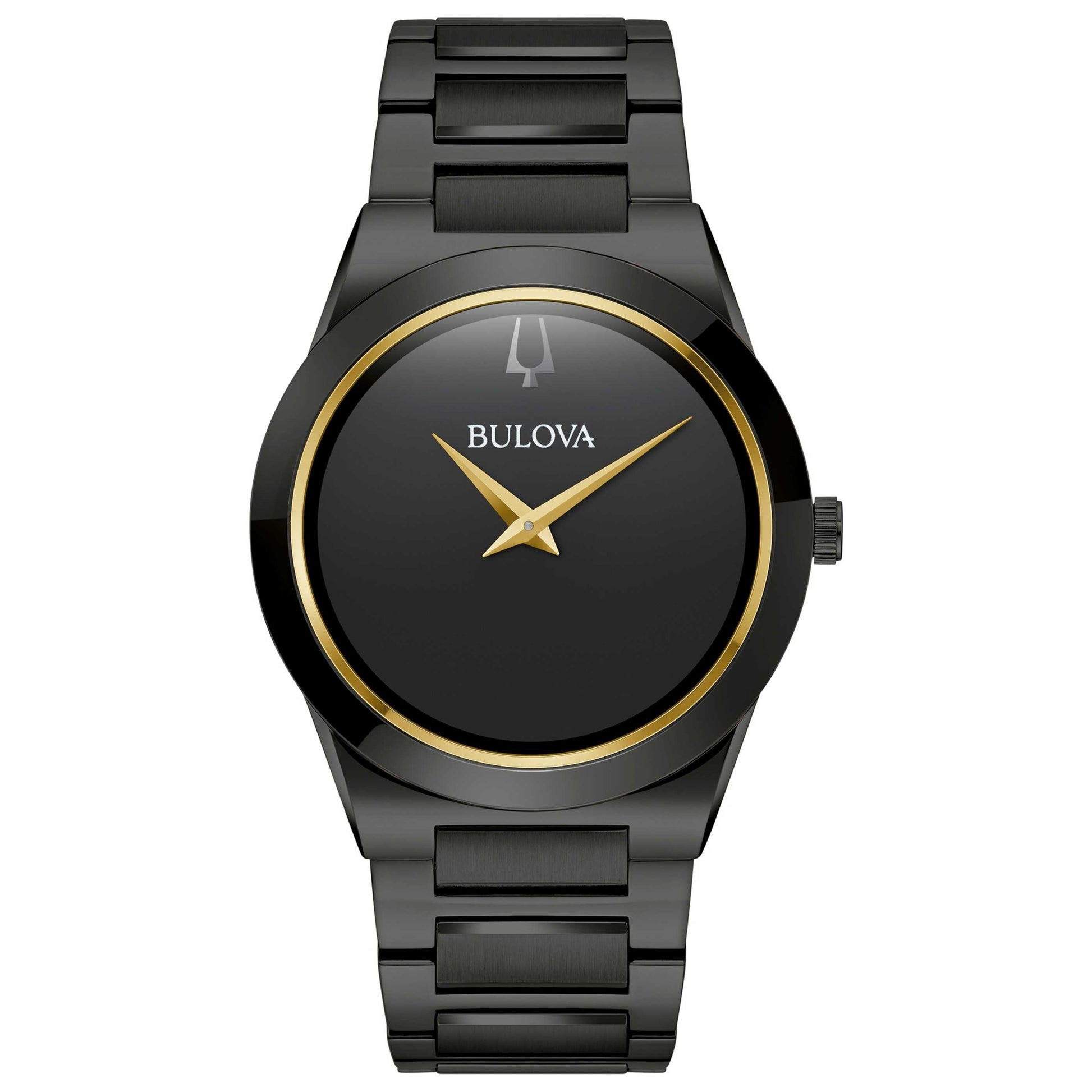 Front view of Bulova Millennia Men's Quartz Watch 98A313