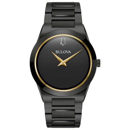 Front view of Bulova Millennia Men's Quartz Watch 98A313