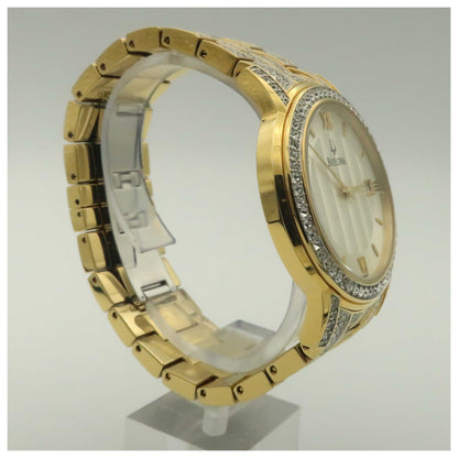 Bulova Crystal Men's Japanese Quartz (Battery-Powered) Watch 98B009-PO - Image #3