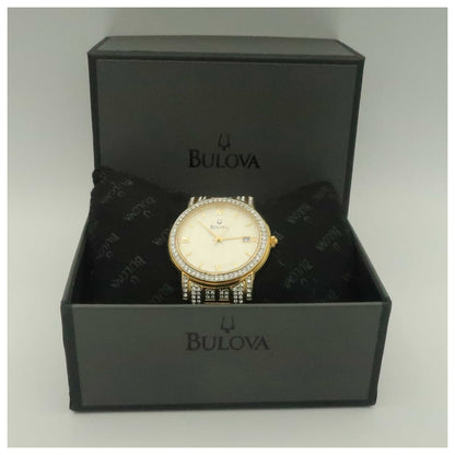 Bulova Crystal Men's Japanese Quartz (Battery-Powered) Watch 98B009-PO - Image #6