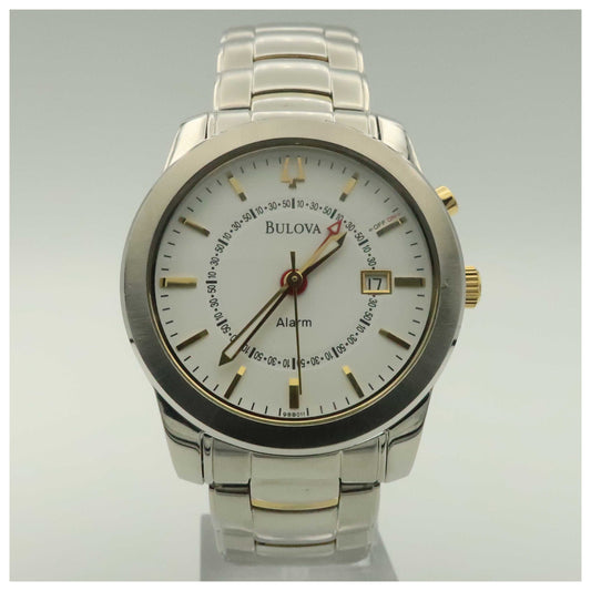 Front view of Bulova Bracelet Men's Quartz Watch 98B011-PO