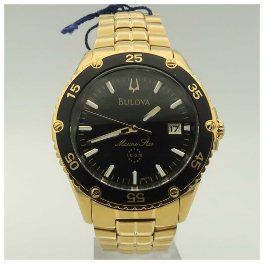 Front view of Bulova Marine Star Men's Swiss Quartz (Battery-Powered) Watch 98B012-PO
