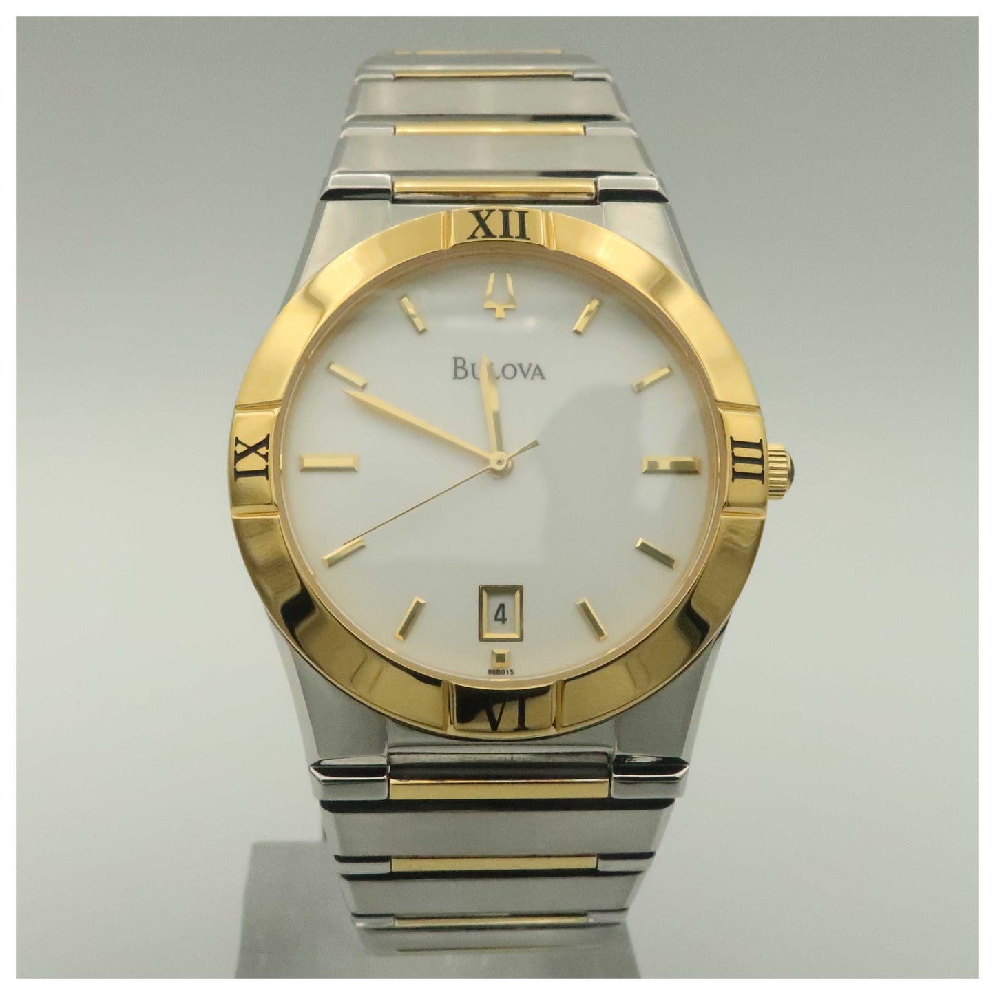 Front view of Bulova Dress Men's Quartz Watch 98B015-SD