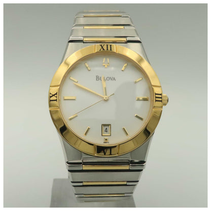 Front view of Bulova Dress Men's Quartz Watch 98B015-SD