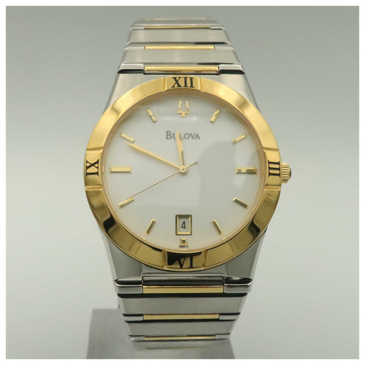 Front view of Bulova Dress Men's Quartz Watch 98B015-SD