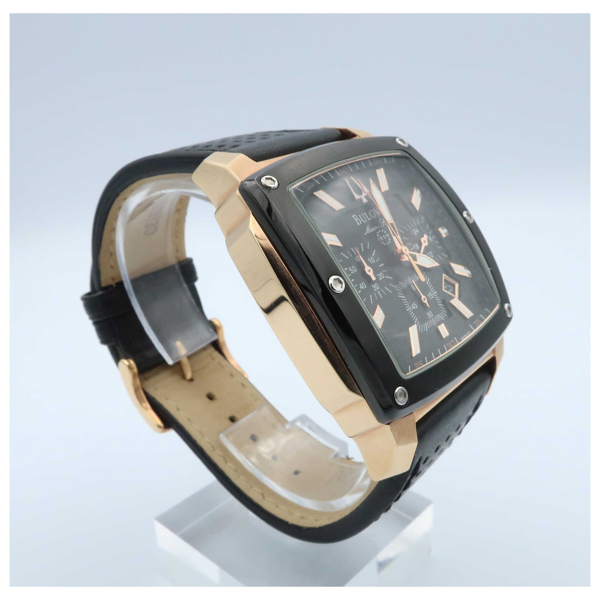 Bulova Marine Star Men's Quartz Watch 98B103-PO - Image #3