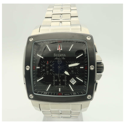 Front view of Bulova Marine Star Men's Quartz Watch 98B105-SDV