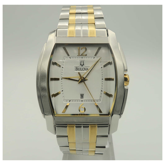 Front view of Bulova Dress Men's Quartz Watch 98B109-PO