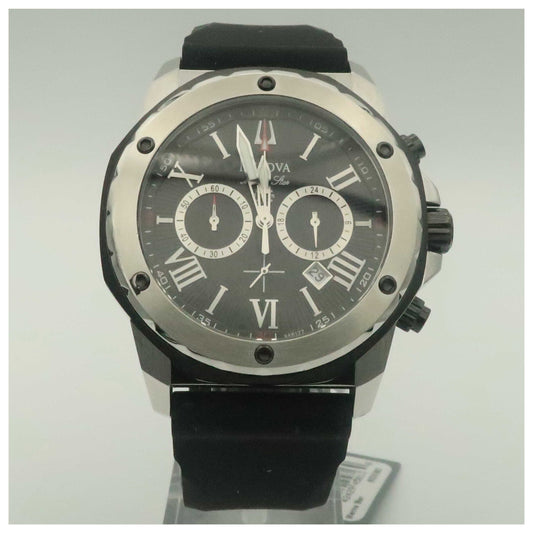 Front view of Bulova Marine Star Men's Japanese Quartz (Battery-Powered) Watch 98B127-PO