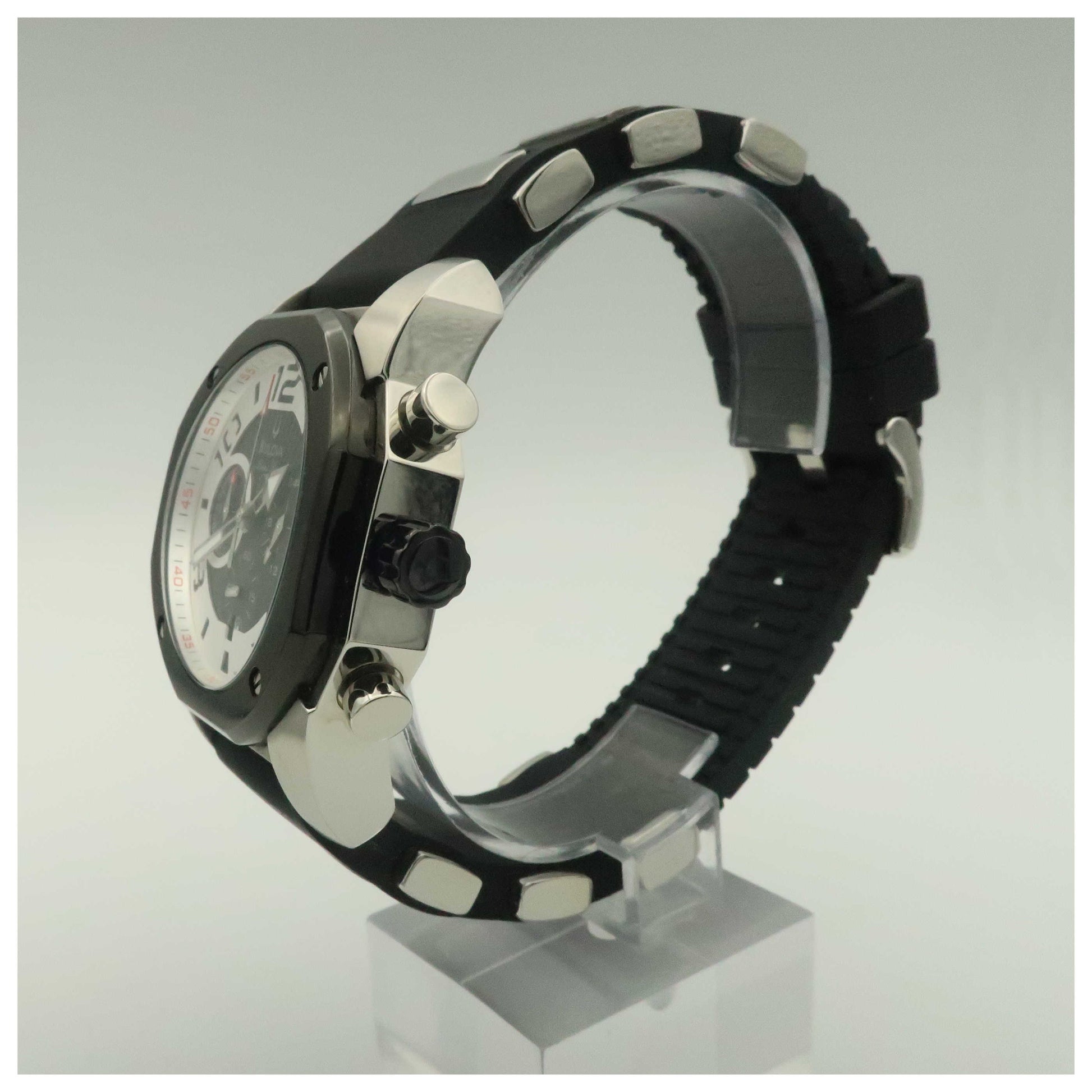 Bulova Marine Star Men's Japanese Quartz (Battery-Powered) Watch 98B139-PO - Image #4