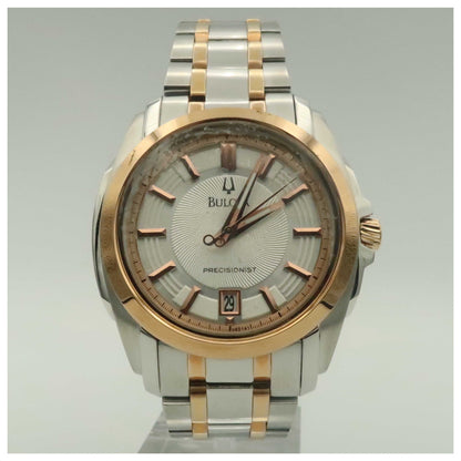 Front view of Bulova Precisionist Men's Japanese Quartz (Battery-Powered) Watch 98B141-PO