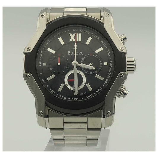 Front view of Bulova Dress Men's Quartz Watch 98B149-PO