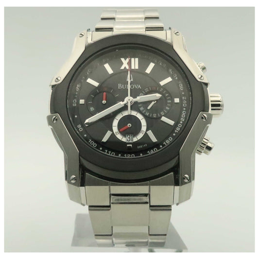 Front view of Bulova Dress Men's Quartz Watch 98B149-SD