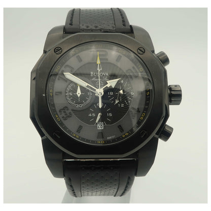 Front view of Bulova Marine Star Men's Quartz Watch 98B151-PO