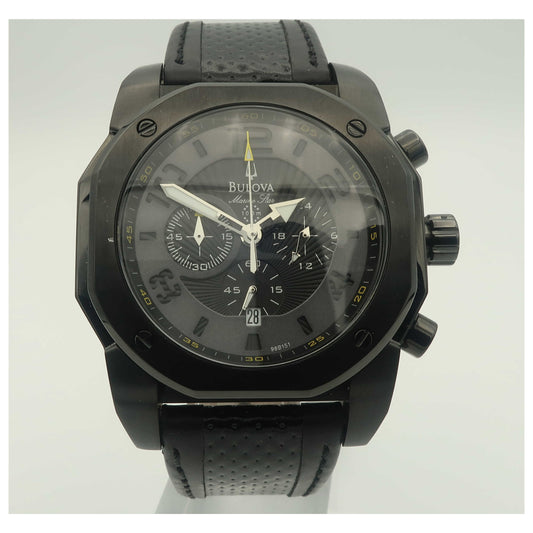 Front view of Bulova Marine Star Men's Quartz Watch 98B151-PO