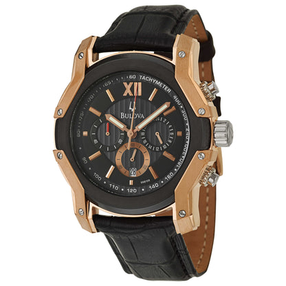 Front view of Bulova Wintermoor Men's Japanese Quartz (Battery-Powered) Watch 98B158