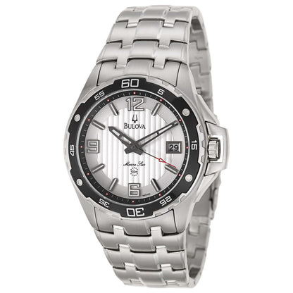 Front view of Bulova Marine Star Men's Quartz Watch 98B162