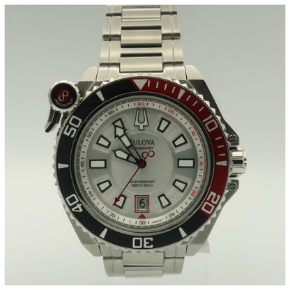 Front view of Bulova Precisionist Men's Japanese Quartz (Battery-Powered) Watch 98B167-SDV