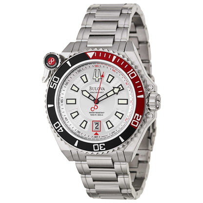 Front view of Bulova Precisionist Men's Japanese Quartz (Battery-Powered) Watch 98B167