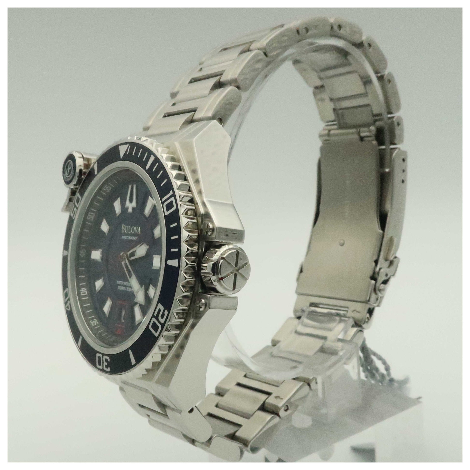 Bulova Precisionist Men's Japanese Quartz (Battery-Powered) Watch 98B168-PO - Image #4