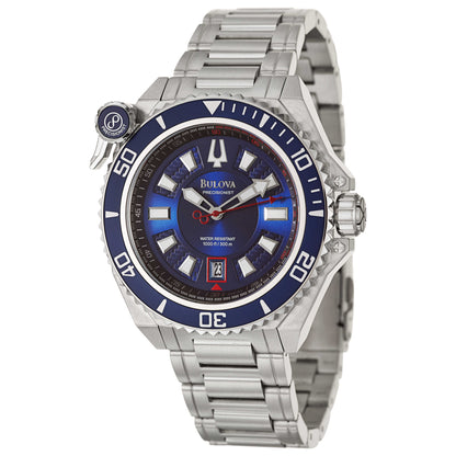 Front view of Bulova Precisionist Men's Japanese Quartz (Battery-Powered) Watch 98B168