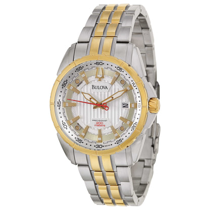 Front view of Bulova Precisionist Men's Japanese Quartz (Battery-Powered) Watch 98B169