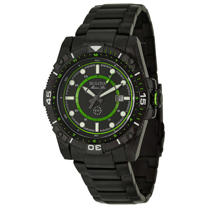 Front view of Bulova Marine Star Men's Japanese Quartz (Battery-Powered) Watch 98B178