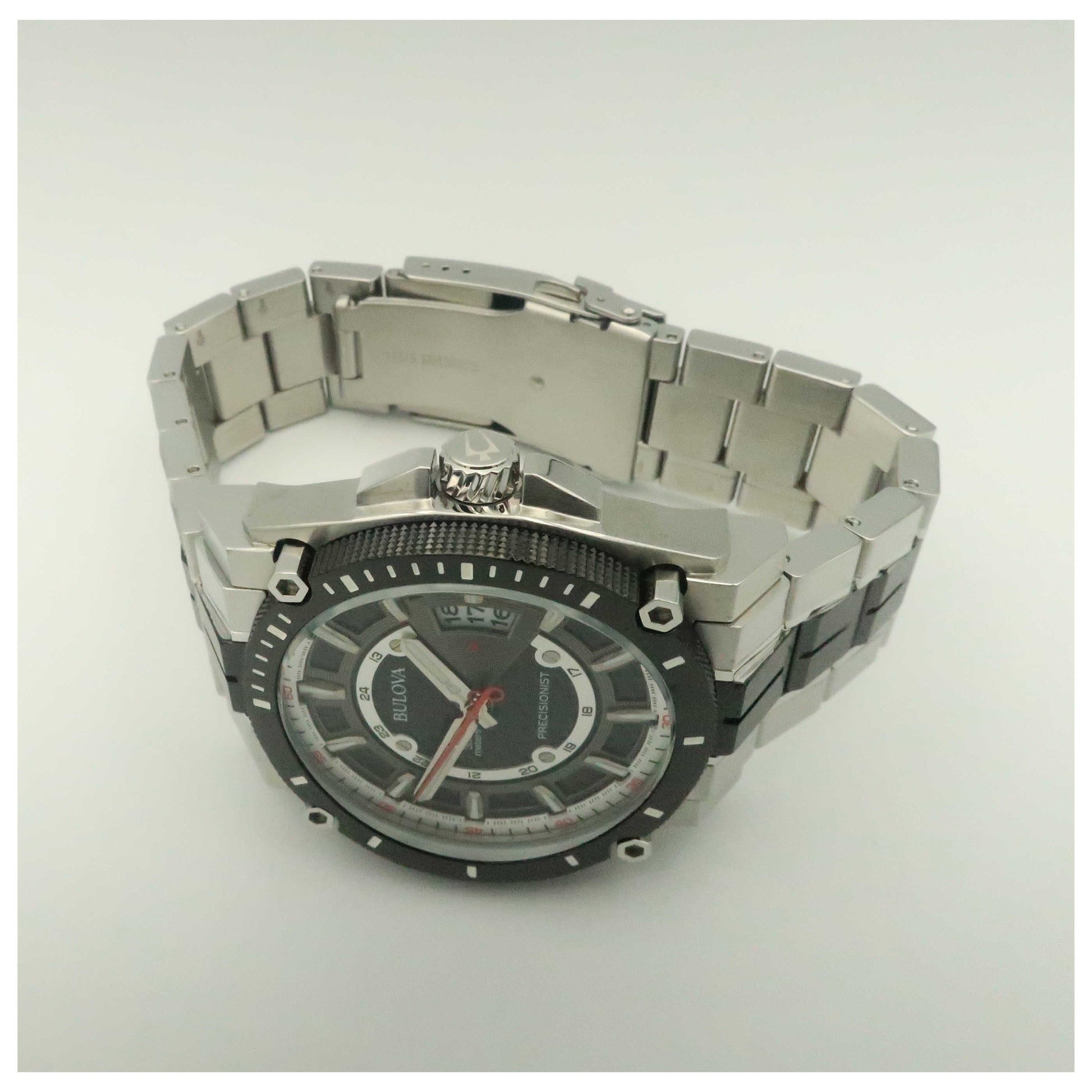 Bulova Precisionist Men's Quartz Watch 98B180-SDV - Image #8