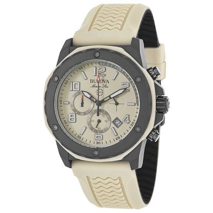 Front view of Bulova Marine Star Men's Japanese Quartz (Battery-Powered) Watch 98B201