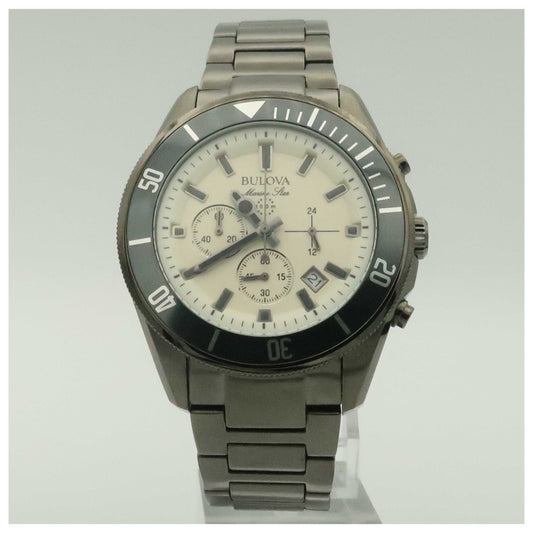 Front view of Bulova Marine Star Men's Japanese Quartz (Battery-Powered) Watch 98B205-PO