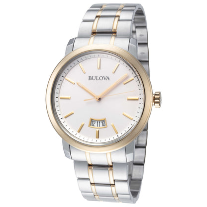 Front view of Bulova Classic Men's Quartz Watch 98B214