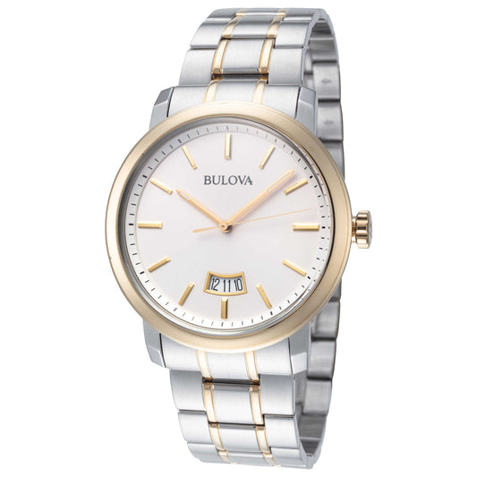 Front view of Bulova Classic Men's Quartz Watch 98B214