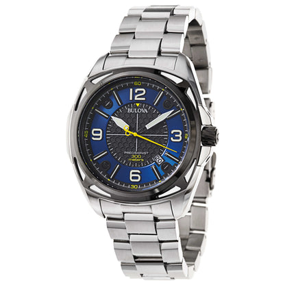 Front view of Bulova Precisionist Men's Japanese Quartz (Battery-Powered) Watch 98B224