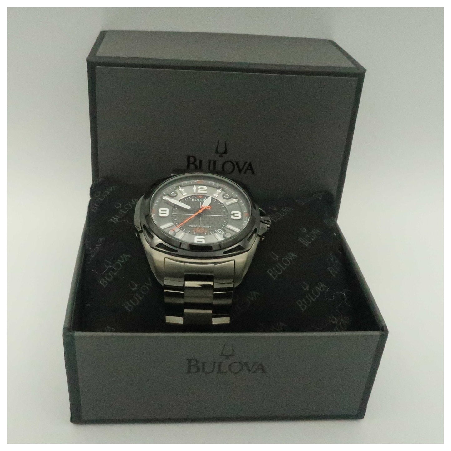 Bulova Precisionist Men's Japanese Quartz (Battery-Powered) Watch 98B225-PO - Image #6