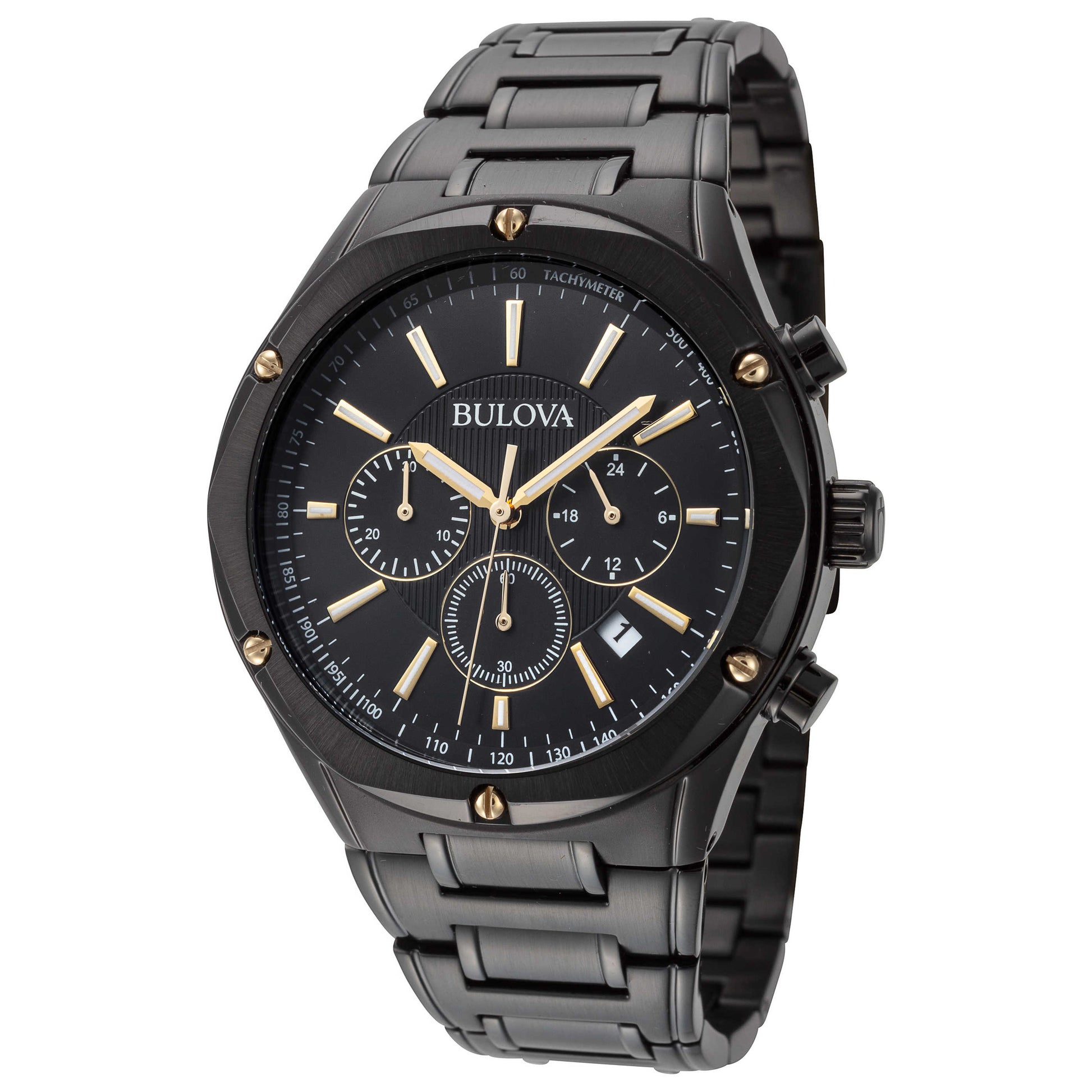 Front view of Bulova Classic Men's Quartz Watch 98B287