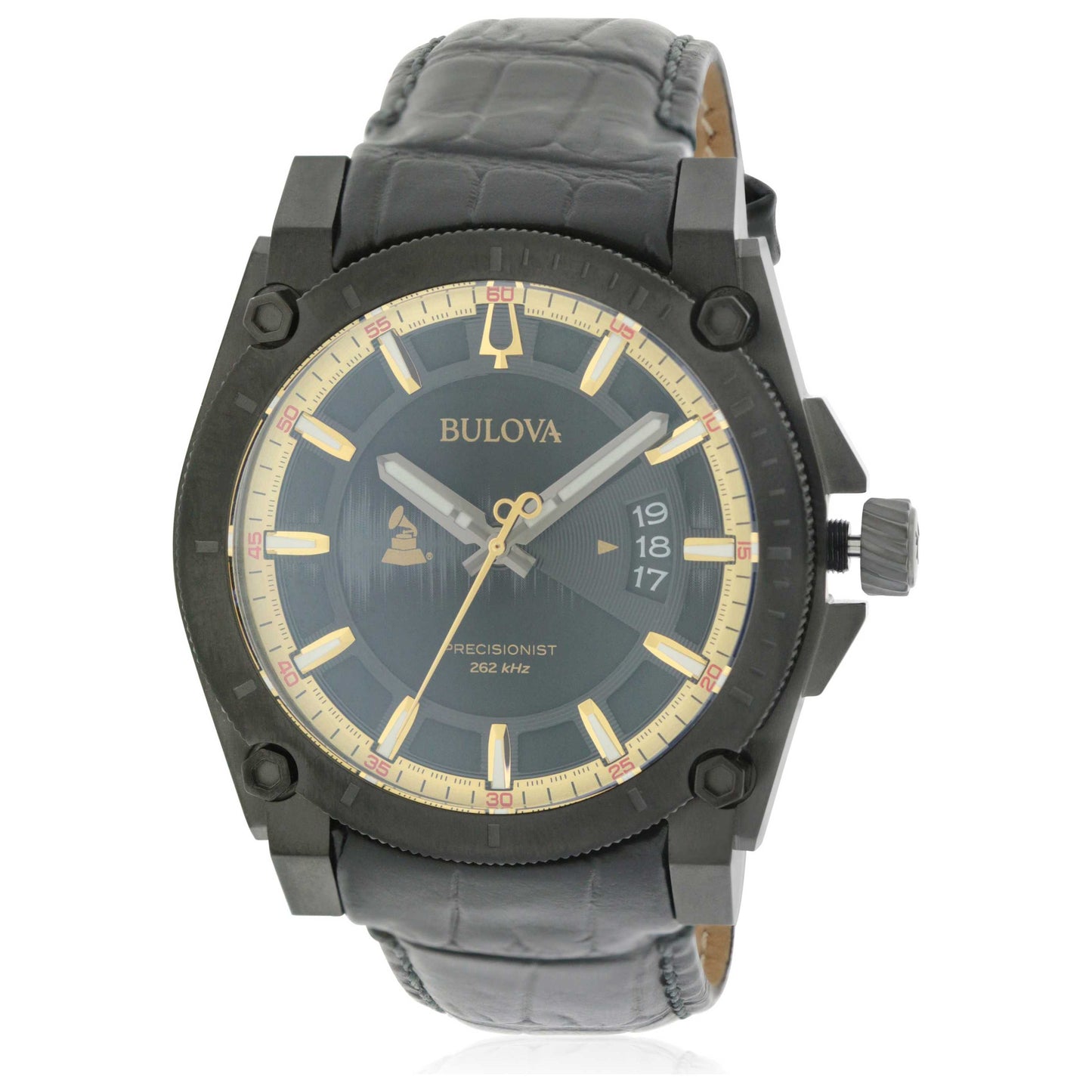 Front view of Bulova Precisionist Men's Quartz Watch 98B293