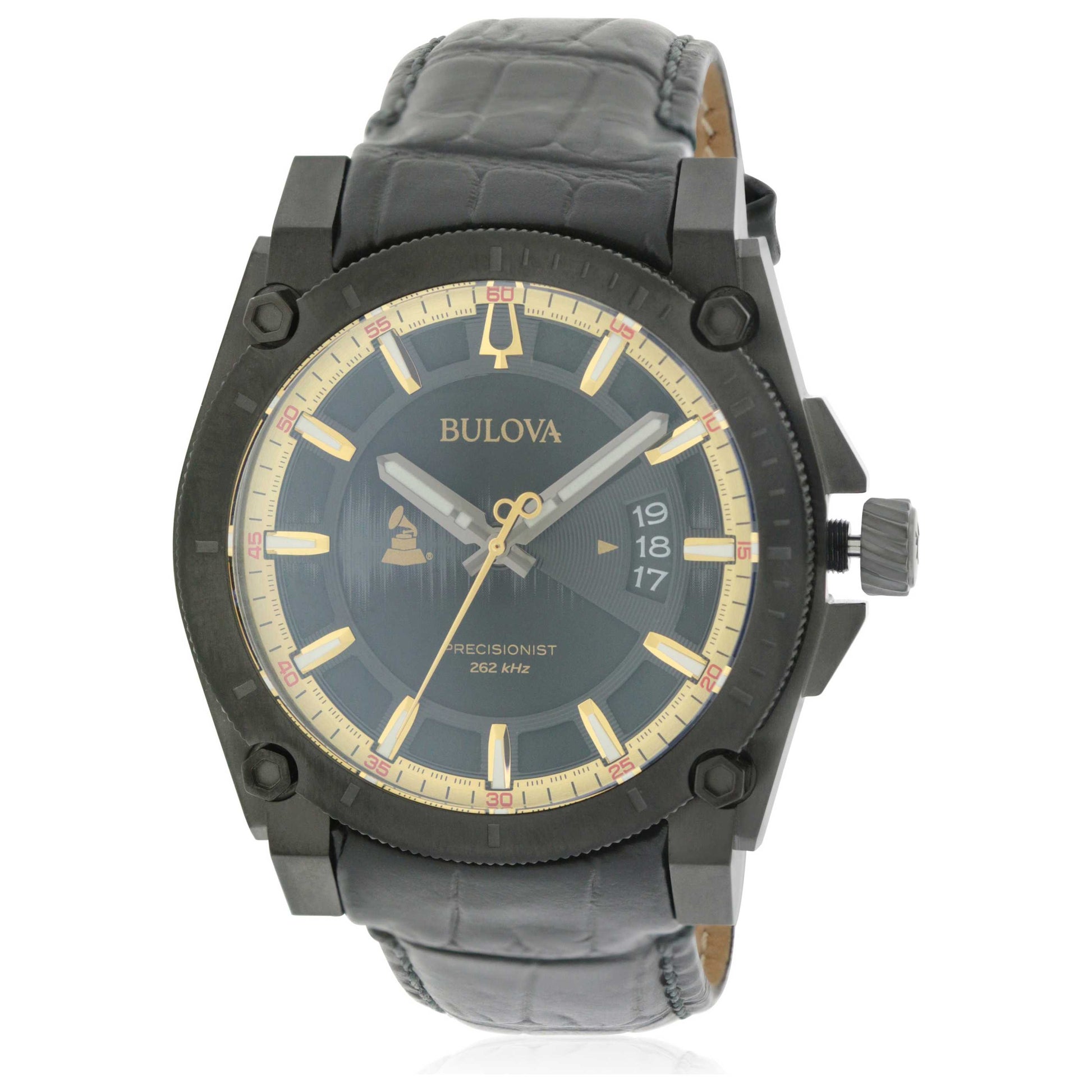 Front view of Bulova Precisionist Men's Quartz Watch 98B293