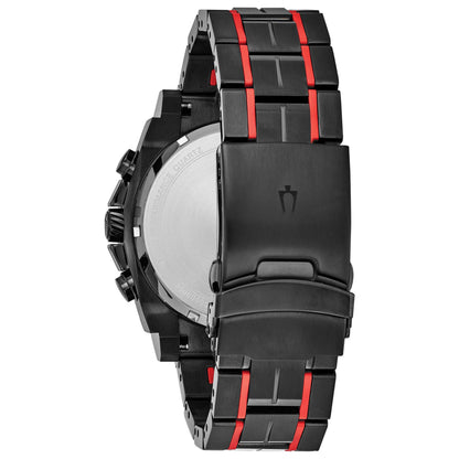 Back view of Bulova Precisionist Men's Quartz Watch 98B313