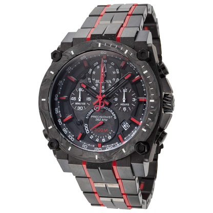 Front view of Bulova Precisionist Men's Quartz Watch 98B313