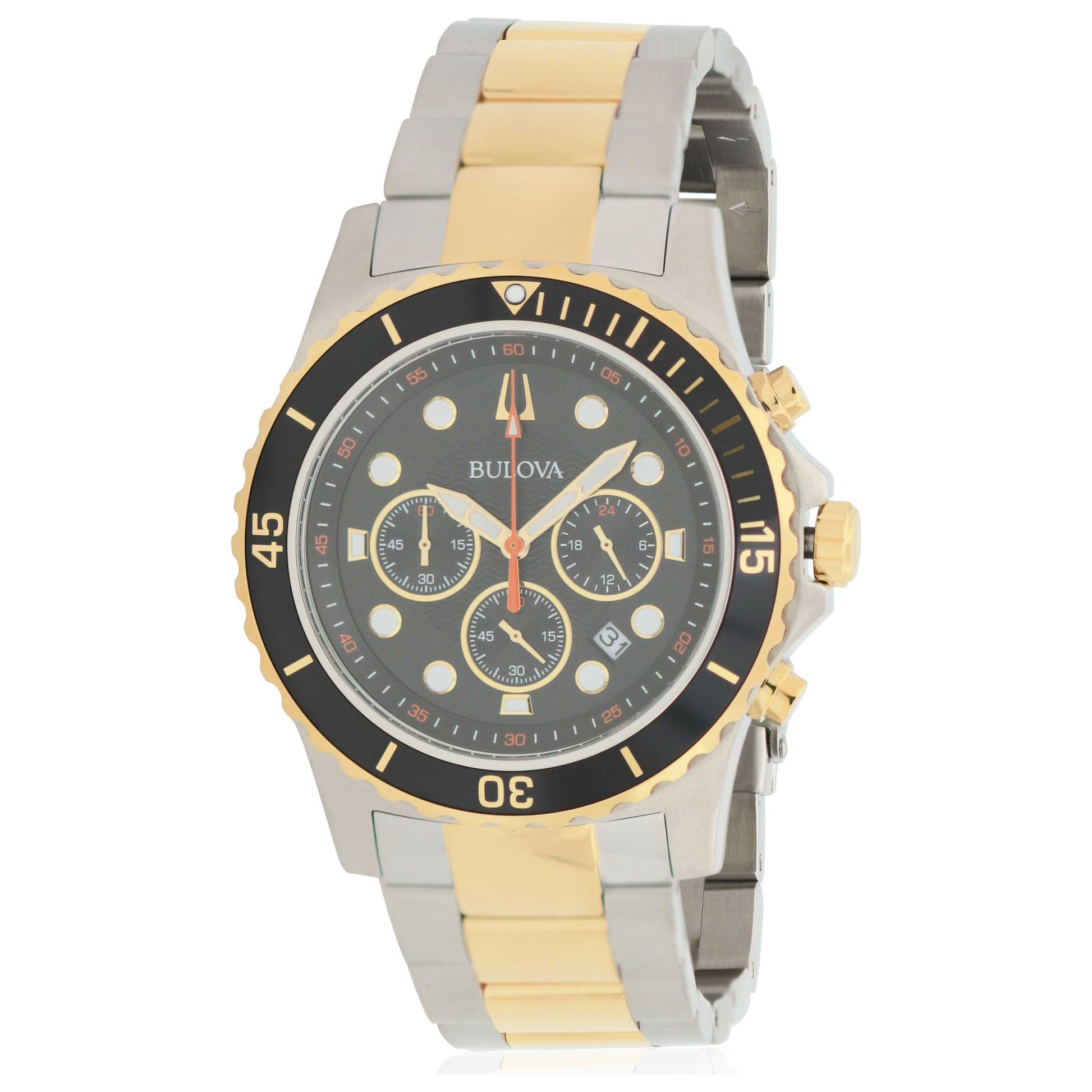 Front view of Bulova Dress Men's Quartz Watch 98B327