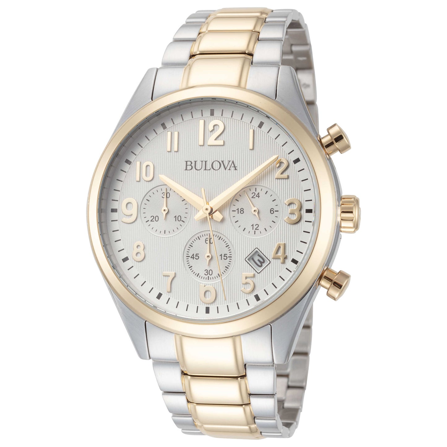 Front view of Bulova Classic Men's Quartz Watch 98B330