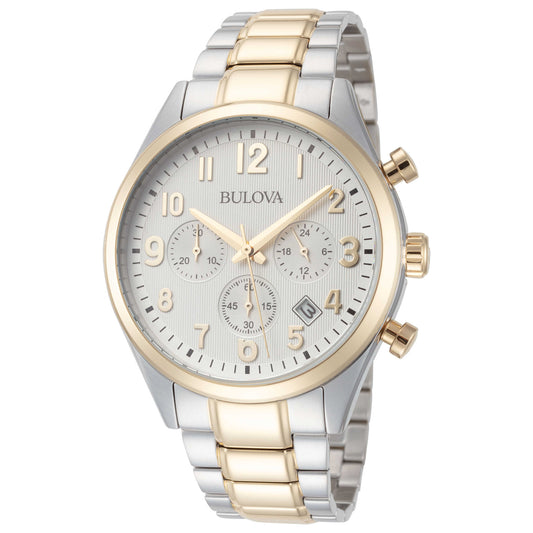 Front view of Bulova Classic Men's Quartz Watch 98B330