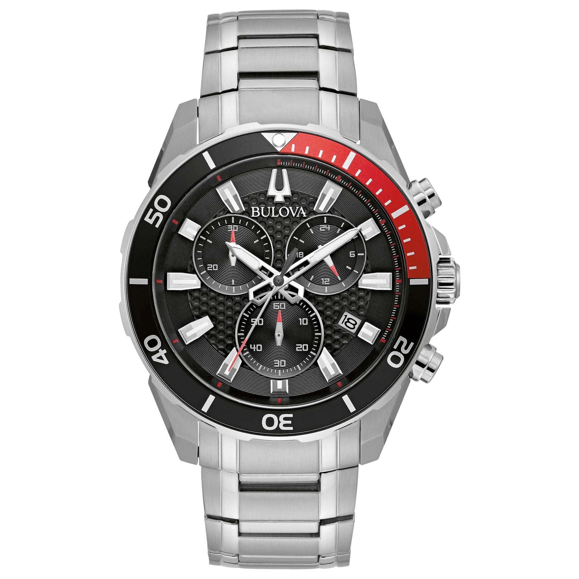 Front view of Bulova Classic Men's Quartz Watch 98B344