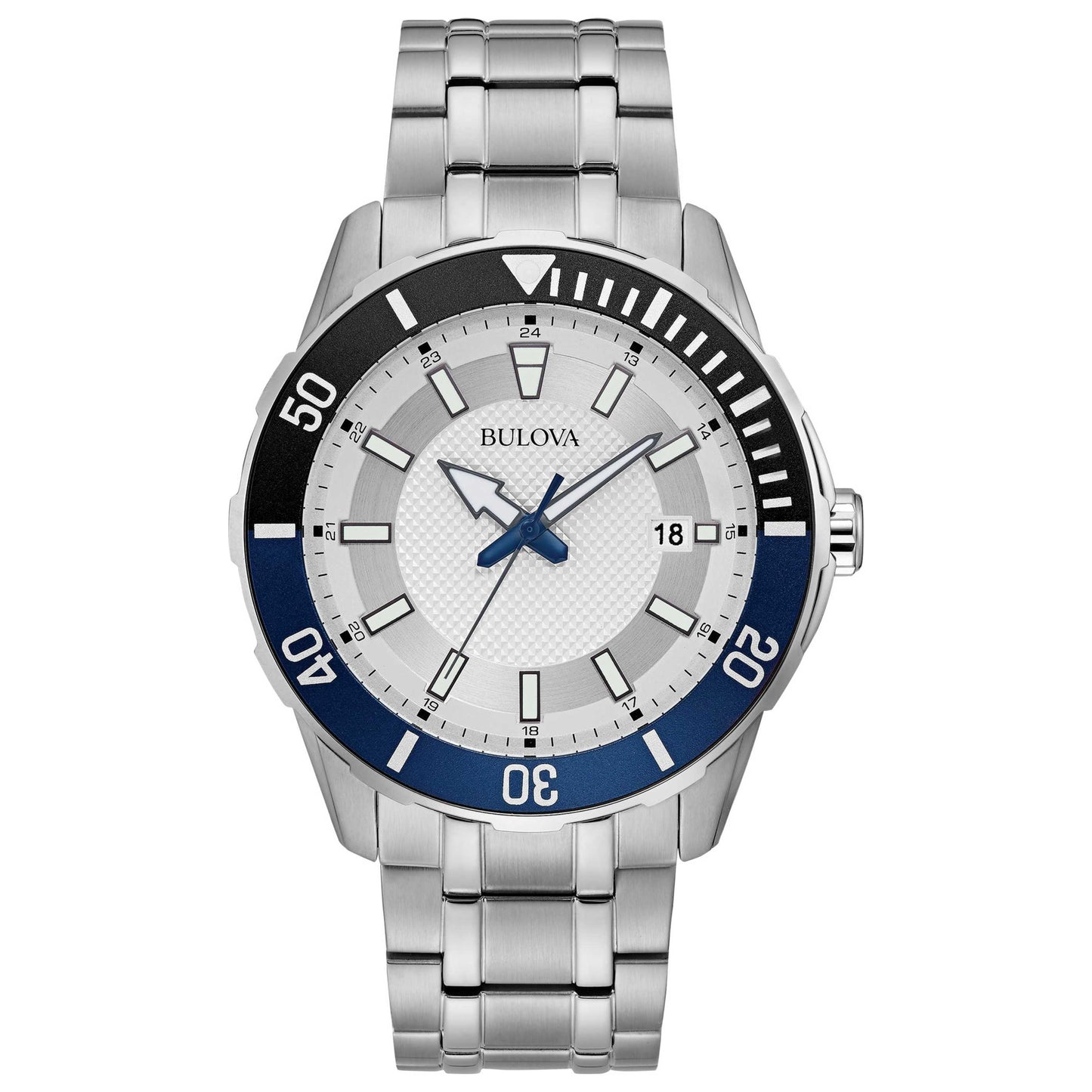 Front view of Bulova Classic Men's Quartz Watch 98B349