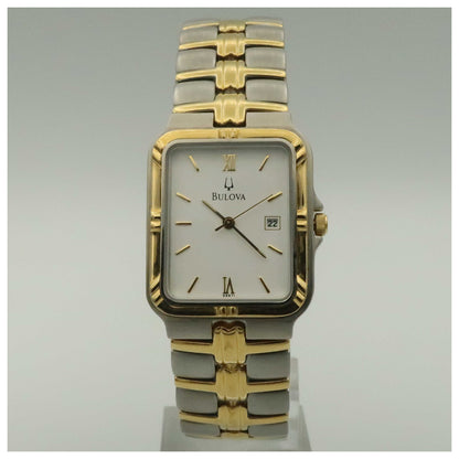 Front view of Bulova Dress Men's Quartz Watch 98B71-PO