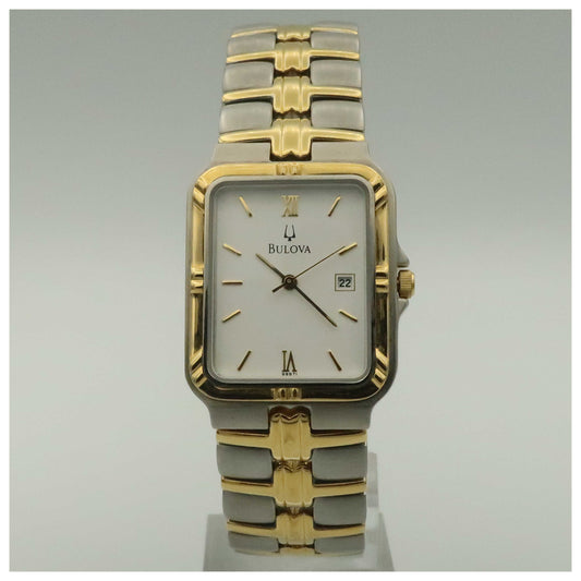 Front view of Bulova Dress Men's Quartz Watch 98B71-PO