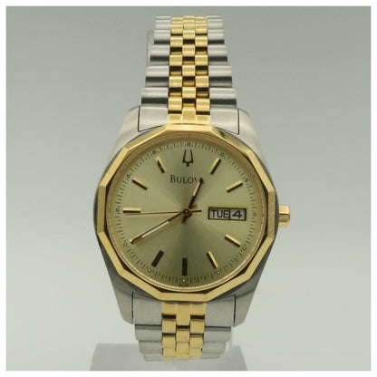 Front view of Bulova Dress Men's Quartz Watch 98C002-SDV