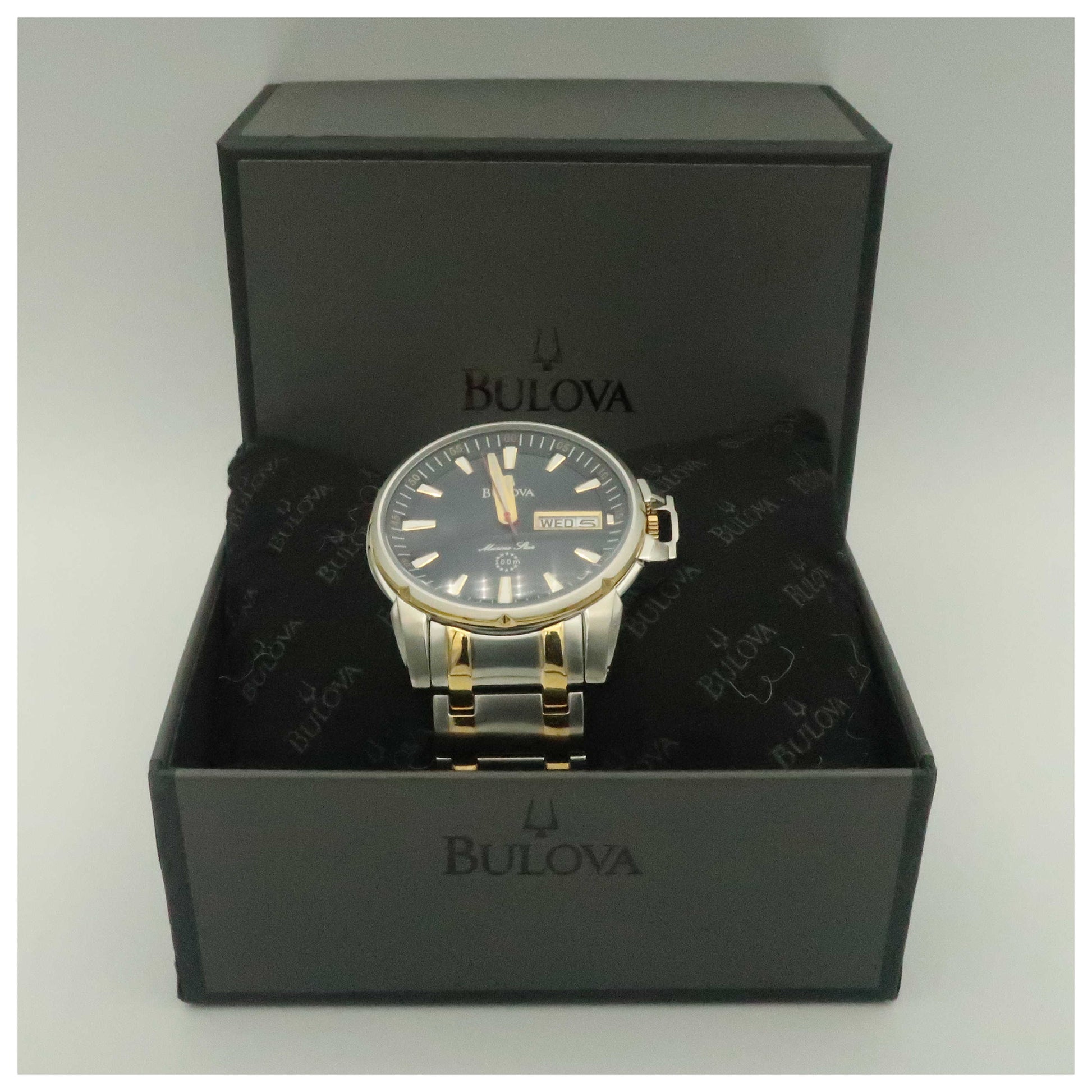 Bulova Marine Star Men's Quartz Watch 98C101-PO2 - Image #6